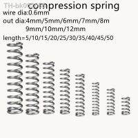 ◘۩ 10-20pcs 0.6mm compression spring outer dia 0.4mm to 12mm Stainless Steel Micro Small Compression spring