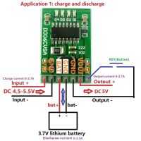 กระดานทำเองพลังงานแบบเคลื่อนที่2.1A Dc 5V 4.2V ชาร์จ/ปล่อย (เพิ่ม)/ป้องกัน/โมดูลอินดิเคเตอร์3.7V ลิเธียม18650ลิเธียมไอออน