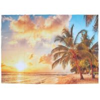 Photography Backdrops Vinyl Backgrounds Props 5x3FT Photo Beach sunset beauty