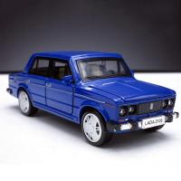 1/32 N LADA 2106อัลลอยด์แบบคลาสสิกรถของเล่น Diecasts หล่อโลหะดึงกลับเพลงรถของเล่นสำหรับเด็กยานพาหนะ