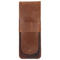 Handmade Leather Pencil Storage Bag Cowhide Fountain Pen Case Holder Vintage Retro Accessories for Travel Journal