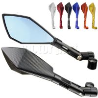 Rearview Mirrors For Kawasaki Z800 Z1000 Z750 ER-4N ZR-7 Z250 Z300 ZRX1100 CNC Aluminum Mirror Motorcycle Scooter Accessories