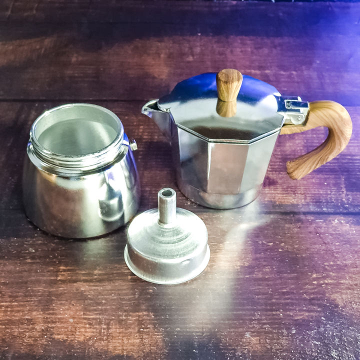 สินค้าแนะนำ-moka-espresso-กาต้มกาแฟ-มอคค่าพอท-moka-pot-อลูมิเนียม-อิตาเลี่ยน-สีเงิน-ด้ามไม้-แบบหนา