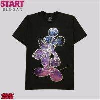 START เสื้อยืดแขนสั้น มิคกี้เม้าส์ MIckey Mouse การ์ตูนลิขสิทธิ์แท้ รุ่น MKH231 สีดำ Supercomics แขนสั้นพิมพ์ลาย เสื้อยืด