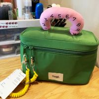 July [Lily ต้องการ] Tas Kosmetik ความจุขนาดใหญ่2022กันน้ำไนลอนเก็บแฟชั่นแบบพกพาสไตล์ใหม่น่ารักสำหรับผู้หญิง