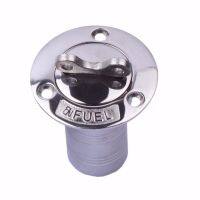 1.5"Stainless Steel Boat Deck Gas Fuel Filler with Key Cap Marine Fuel Fill Boat Parts Accessories