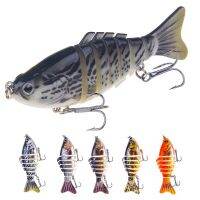 1pcs Luya Fishing Lure 16g 10CM Multi-section Baits 3d Eyes 7 Segme Hard  Swimbait Artificial  Spinning Tackle FishhookLures Baits