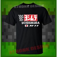 ใหม่ Yoshimura R11 เสื้อยืด สไตล์ญี่ปุ่นS-5XL