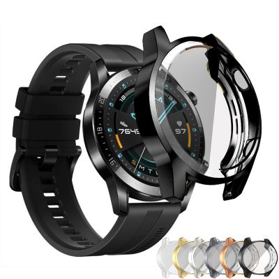 TPU Case for Huawei watch GT 2e GT 2 46mm band Watch GT 3 46 mm/GT2e/GT2 Pro/GT3 All-Around Screen Protector cover bumper Case