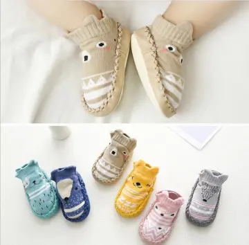 Walking baby shoes Hook and Loop Casual Crib Trainers Nonslip