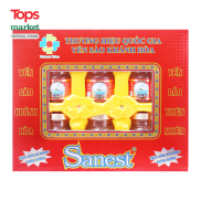 Hộp 6 Nước Yến Sào Khánh Hòa Sanest Không Đường 70ML - Siêu Thị Tops Market