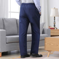 Mens Winter Cashmere Pants Classic Brand Sweatpants Super Warm Thick Pants Cashmere Trousers For Men Fleece Long Outdoors Pants