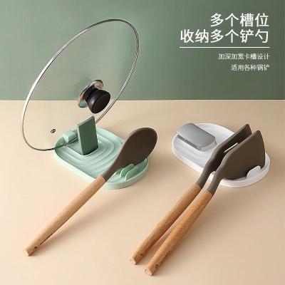 Folding pot cover frame, pot shovel body storage rack, kitchen stove storage rack, drainage tool, chopsticks and spoons support