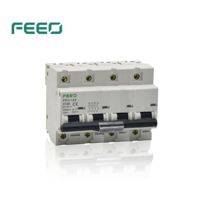FEEO 4P DC Circuit Breaker 125A DC 1000V 1200V Circuit breaker FOR PV System CE Certificate