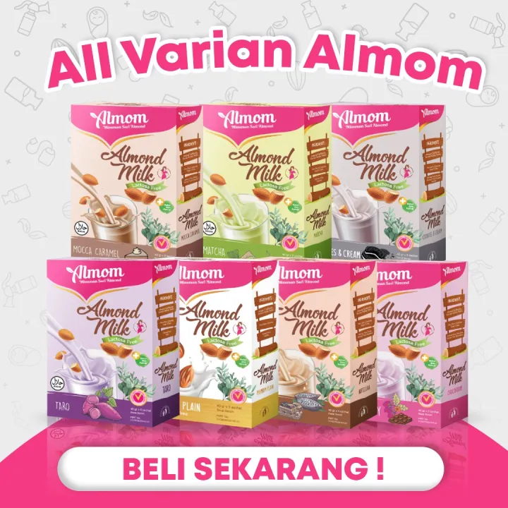 ALMOM Susu Almond Milk Pelancar ASI | Untuk Ibu Hamil hingga Menyusui