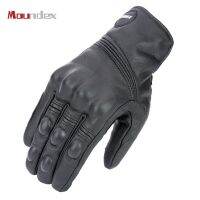 【CW】Motorcycle Gloves Cycling Outdoor Sports Perforation Protector Gloves Mens Motorbike Riding Off-road Wearable Four Seasons