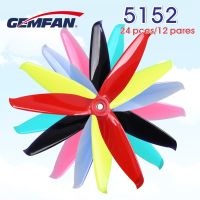 24 pcs / 12 Pairs Gemfan RFI 5152 3 Blade PC Propeller CW CCW propeller prop For brushless Motors FPV Freestyle Frame FPV props