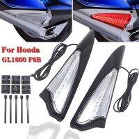 GL1800ไฟ LED ติดกระเป๋าอานรถมอเตอร์ไซต์ที่เคสสำหรับ Honda Goldwing GL F6B 2018 2020 2021ฝาครอบไฟ Saddlebag ส่วนหลัง