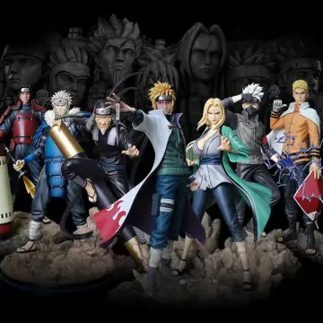 Anime Naruto Yondaime Hokage Namikaze Minato Action figure PVC