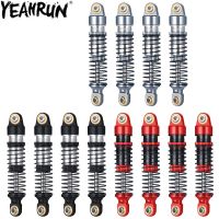 YEAHRUN 4PCS Aluminum Shocks Absorbers Damper for 1/18 RC Crawler TRX4M TRX-4M Bronco Defender Upgrade Parts