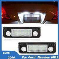 โคมไฟป้ายทะเบียน Led สำหรับ Ford Mondeo Mk2 2000เฟียสต้า Mk5 2001 2008ฟอร์ดฟิวชั่น2001 2011แต่งรถไม่มีข้อผิดพลาด