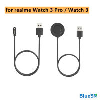 แท่นวางเหล็กยึดเสา Charger Adaptor ไฟฟ้าด้วยไม้สำหรับนาฬิกา Realme Watch 3 Pro/ Watch 3สายยูเอสบีชาร์จไวแบบพกพา