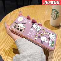 เคส JIUMOO สำหรับ Xiaomi MI POCO M3 Pro 4G POCO M3 Pro 5G Redmi Note 11 SE เคสการ์ตูนน่ารัก Pochacco แฟชั่นแบบบางเคสโทรศัพท์คลุมทั้งหมดป้องกันเลนส์กล้องนิ่มขอบซิลิโคนกล่องกันกระแทก