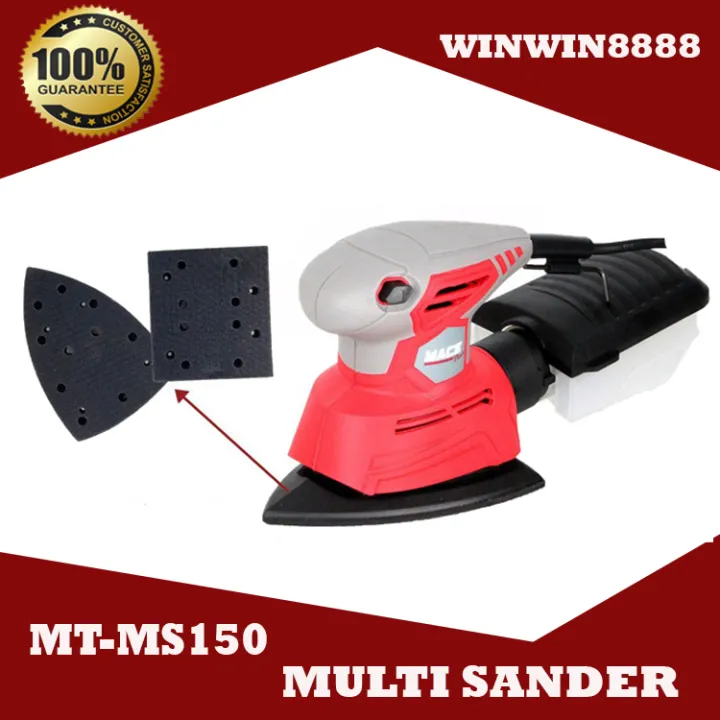 Mace Plus MTMS150 150W Electric Multi Sander Finishing Sanding Tools