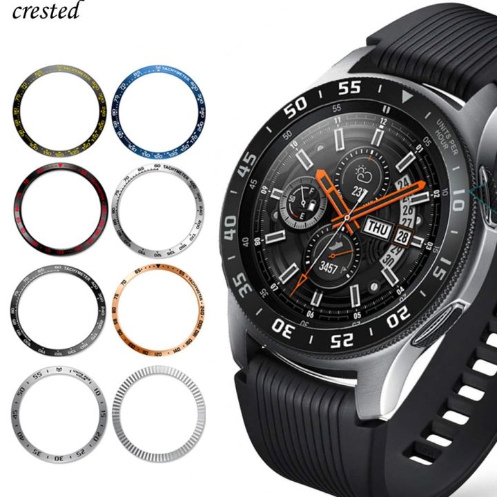 กล่องโลหะฝาครอบอุปกรณ์กีฬาสำหรับ-samsung-galaxy-watch-ฝาครอบฝาปิดแบบติดหน้าปัด46mm-42mm-s3หน้าปัดเกียร์แบบคลาสสิก