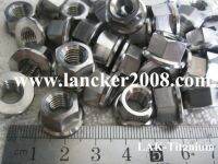 ☃﹍♀ M4 M5 M6 M8 M7 M10 M12 M14 M16 M18 M24 M25 M38 Titanium hexagon Flanged nut Gr5