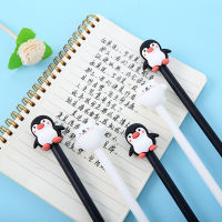 36 pcslot Cartoon Penguin Polar bear Gel Pen Cute 0.5mm black ink Signature Pen School Office writing Supplies Promotional Gift