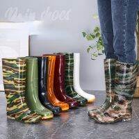 รองเท้ากันฝนกาแล็คซี่แบบนิ่มหนาทึบกันน้ำได้ Botas Para Lvia Hombre