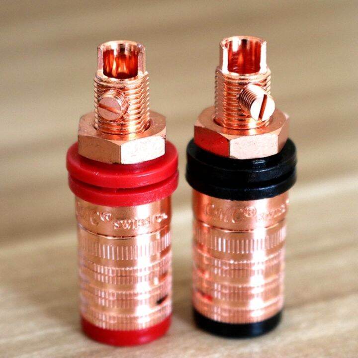 Hifi Pure Copper Conductor Binding Post Speaker Terminal Lazada
