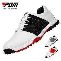 PGM Men Golf Shoes Super Fiber Spikeless Waterproof Outdoor Sports Leisure Trainers Anti-slip Breathable Golf Sneakers XZ151