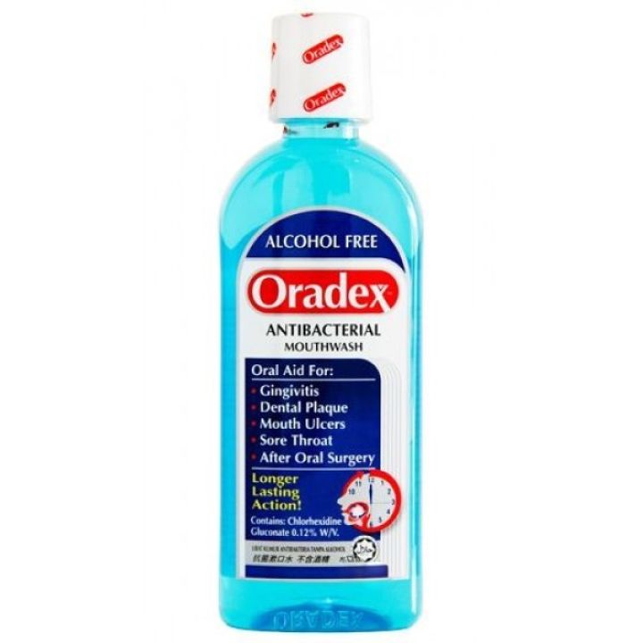 Oradex Antibacterial Mouthwash 400ml Lazada