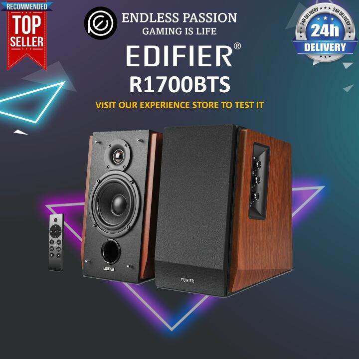 Edifier R1700BTS Active Bluetooth Bookshelf Speakers 2.0 Wireless