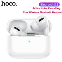 HOCO EW05 บวกการตัดเสียงรบกวน True Wireless หูฟังบลูทูธพร้อมไมโครโฟนการควบคุมแบบสัมผัส HD สเตอริโอเฮดโฟนแบบเสียบหูกีฬา ANC สำหรับ Xiaomi IOS แอนดรอยด์ Huawei โทรศัพท์ Oppo Vivo Sumsung