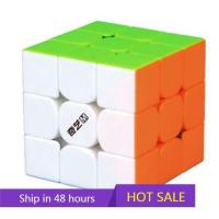 ♧✖☄ tqw198 QiYi MS 3x3x3 Magnetic Stickerless Speedcube Magic Cube Puzzle Toy