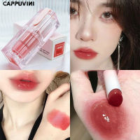 Cappuvini Cermin Kaca แสงน้ำลิปสติกให้ความชุ่มชื่นลิปเคลือบริมฝีปากน้ำลิปกลอสลิปสติกเจลลี่ชุ่มชื้นที่ยั่งยืน