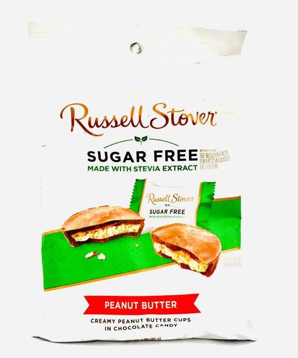 Russell Stover Peanut Butter Sugar Free 3 Oz (85 g) EXPIRY DATE 6/2023