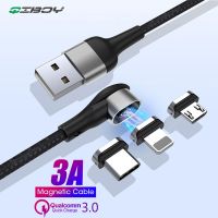 ร้อน hanoe413 - /สายชาร์จ Micro USB แบบแม่เหล็กสำหรับ iPhone 11 Pro Samsung โทรศัพท์มือถือ Android สายชาร์จข้อมูลแม่เหล็กสาย USB Type C อย่างรวดเร็ว