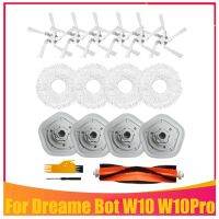 17Pcs Replacement Accessories Kit for Dreame W10/W10 Pro Robot Vacuum Cleaner Washable Mop Cloth Main Side Brush