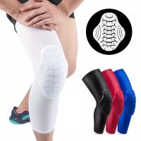 【hot】！ Crashproof Knee Support Sport Leg Breathable Bandage Basketball Brace 1pc