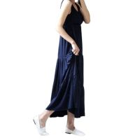 Women Long Princess Maxi Dress Casual Modal Cotton Sleeveless Dress