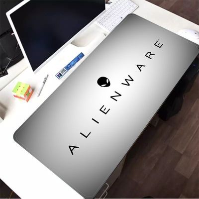 Alienware แผ่นรองเมาส์เกมคอมพิวเตอร์ XXL ขนาดใหญ่ แผ่นรองโต๊ะเกม แผ่นรองเมาส์ Muismat แผ่นรองโต๊ะคอมพิวเตอร์