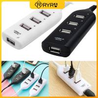 Hyra ใหม่ฮับความเร็วสูง4พอร์ตความเร็วสูง4พอร์ต USB ฮับตัวแยกต่อการขยายตัวสำหรับพีซีตั้งโต๊ะแล็ปท็อปปรับฟีโอน่าสากล