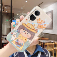 เคสโทรศัพท์ TPU นิ่มแฟชั่นใหม่สำหรับ Oppo Reno 10 / 10 Pro / 10 Pro + 5G ลายการ์ตูนน่ารักลายดอกไม้บลูเรย์ปลอกโทรศัพท์มือถือ OPPO Reno 10/5G กันกระแทกฝาหลัง OPPO Reno 10Pro บวก5G 2023