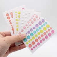 KSCRAFT 5pcs/set Sugar Sprinkles Self- adhesive Enamel Dots Resin Sticker for Scrapbooking/ DIY Crafts/ Card Making Decoration