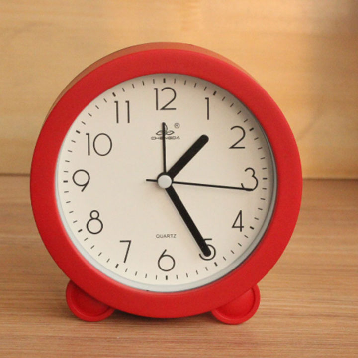 Simple alarm clock for elderly people, pendulum table clock, jump