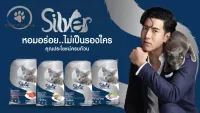 อาหารแมวชนิดเม็ด Silver (ซิลเวอร์) อาหารแมวเม็ด อาหารแมวเม็ด ถุง 1kg (ตักแบ่งขาย)